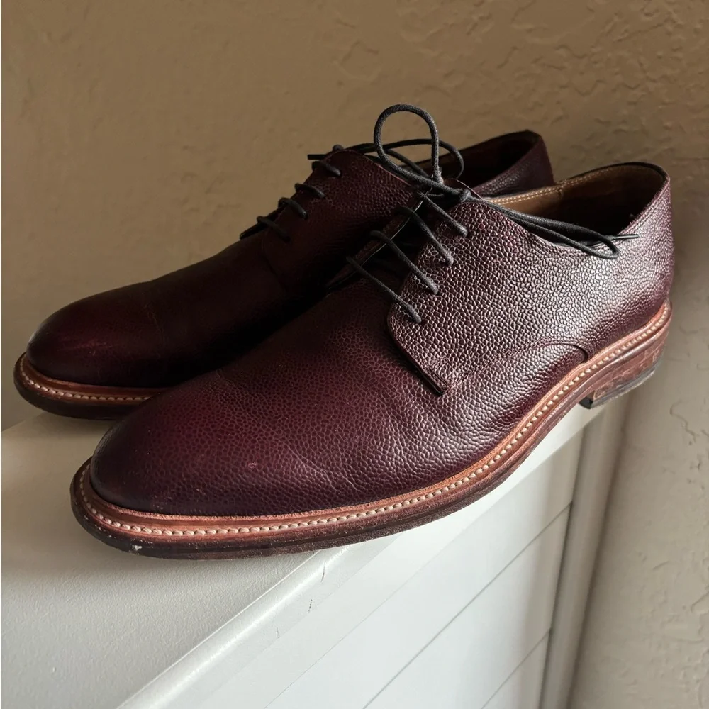 Bostonian Somerville Low Tumble dress shoe. Burgundy Men’s 10